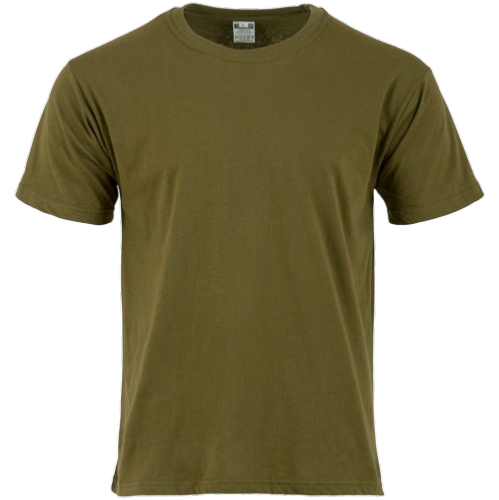 T-SHIRT Olive - Vert - XL