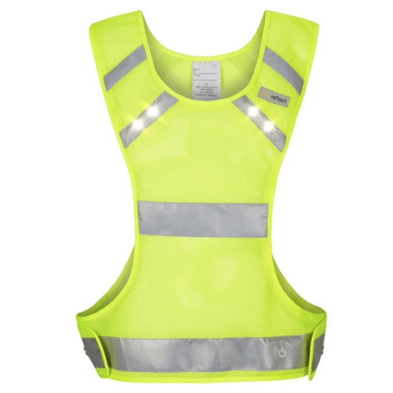 PROACTIV Gilet tech fluo lumineux led - Xl