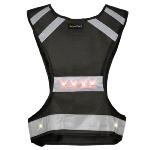 SMARTACTIV Gilet noir lumineux led - L