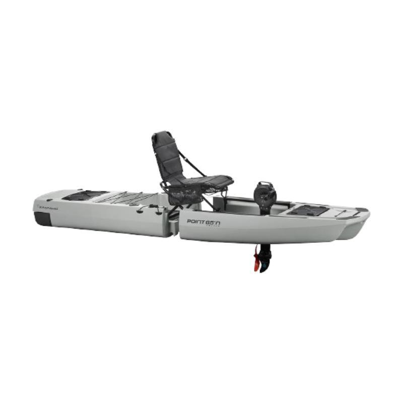 KINGFISHER Kayak de pêche modulable une place avec Pédalier - Gris