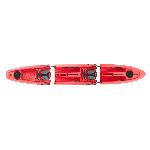 MOJITO DUO Kayak sit-on-top modulable deux places - Rouge