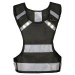 SMARTACTIV Gilet noir lumineux led